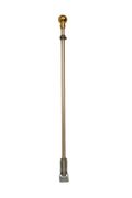 *** NO CANADA OR INTERNATIONAL SHIPPING ***  DELUXE ALUMINUM ADJUSTABLE FLAGPOLE KIT WITH MOUNTING BRACKET .. SIZE : 36" X 65" INCH