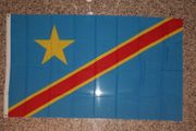DEMOCRATIC REPUBLIC OF CONGO 3' X 5' NATIONAL COUNTRY FLAG LARGE BANNER TAPESTRY .. NEW