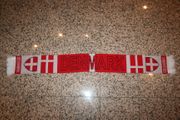 DENMARK COUNTRY FLAG SCARF SCARVES ... FIFA WORLD CUP SOCCER FOOTBALL .. NEW