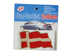  DENMARK COUNTRY FLAG WAVY BUMPER DECAL STICKER EMBLEM ...
