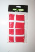 DENMARK SET OF 2 COUNTRY FLAG WRISTBANDS SWEATBANDS .. NEW