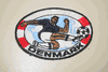 DENMARK SOCCER FOOTBALL PLAYER IRON ON PATCH CREST BADGE .. NEW