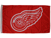 DETROIT RED WINGS NHL HOCKEY 3' X 5' FEET LARGE FLAG BANNER... NEW AND PACKAGED