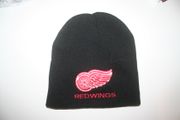 DETROIT RED WINGS NHL HOCKEY BLACK TOUQUE TOQUE HAT CAP .. NEW