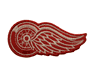 DETROIT RED WINGS NHL HOCKEY LOGO EMBROIDERED IRON ON PATCH CREST BADGE .. NEW