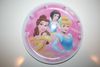 DISNEY PRINCESS PINK PICTURE PLATE ... SNOW WHITE, BELLE AND CINDERELLA .. NEW FROM MY STORE