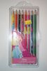 DISNEY PRINCESS SET OF 8 COLOR PENCILS ... SNOW WHITE CINDERELLA SLEEPING BEAUTY .. NEW