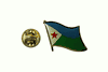 DJIBOUTI COUNTRY FLAG METAL LAPEL PIN BADGE .. NEW