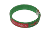 DOMINICA GREEN  COUNTRY FLAG C' BRACELET WRISTBAND