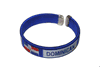 DOMINICAN REPUBLIC BLUE COUNTRY FLAG C' BRACELET  WRISTBAND