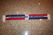 DOMINICAN REPUBLIC COUNTRY FLAG DESIGN SCARF SCARVES ... NEW