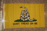 DON'T TREAD ON ME GADSDEN 3' X 5' FEET LARGE FLAG BANNER .. NEW