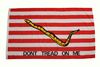 DONT TREAD ON ME Red White Striped 3' X 5' Feet FLAG BANNER