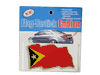 EAST TIMOR COUNTRY FLAG WAVY BUMPER DECAL STICKER EMBLEM ...
