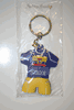 ECUADOR  BLUE AND YELLOW SOCCER JERSEY KEYCHAIN ....FOOTBALL .... NEW