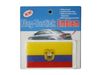 ECUADOR COUNTRY FLAG BUMPER DECAL STICKER EMBLEM ...