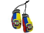 ECUADOR COUNTRY FLAG MINI BOXING GLOVES ..HIGH QUALITY .. NEW