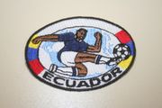***SOLD OUT ***ECUADOR SOCCER FOOTBALL PLAYER IRON ON PATCH CREST BADGE ..NEW