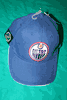 EDMONTON OILERS NHL HOCKEY BLUE BALL CAP HAT ... NHL HOCKEY .. NEW