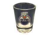 EDMONTON OILERS NHL HOCKEY LOGO 1.5 OZ SHOTGLASS