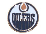 EDMONTON OILERS NHL HOCKEY LOGO LAPEL PIN BADGE 1' X 1' INCHES .. NEW