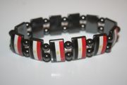 EGYPT COUNTRY FLAG FLEXIBLE METAL SPORTS BRACELET .. NEW