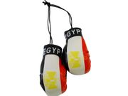 EGYPT COUNTRY FLAG MINI BOXING GLOVES ..HIGH QUALITY .. NEW