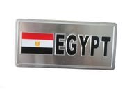 EGYPT COUNTRY FLAG SMALL METAL LICENSE PLATE STICKER DECAL EMBLEM .. NEW