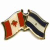 EL SALVADOR / CANADA COUNTRY FLAG SMALL METAL FRIENDSHIP LAPEL PIN BADGE .. NEW EL SALVADOR / CANADA COUNTRY FLAG SMALL METAL FRIENDSHIP LAPEL PIN BADGE .. NEW