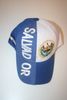 EL SALVADOR COUNTRY FLAG EMBOSSED EMBROIDERED ADULT HAT CAP .. NEW EL SALVADOR COUNTRY FLAG EMBOSSED EMBROIDERED ADULT HAT CAP .. NEW