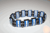 EL SALVADOR COUNTRY FLAG FLEXIBLE METAL REVERSIBLE BRACELET .. NEW
