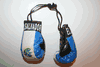 EL SALVADOR COUNTRY FLAG PAIR OF MINIATURE BOXING GLOVES .. NEW