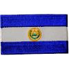EL SALVADOR COUNTRY FLAG SMALL IRON ON PATCH CREST BADGE ... NEW