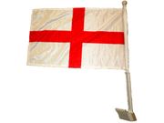 ENGLAND 12" X 18" INCHES HEAVY DUTY COUNTRY FLAG WITH STICK .. FIFA SOCCER WORLD CUP .. NEW