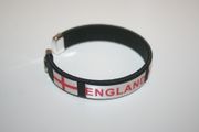 ENGLAND BLACK COUNTRY FLAG FLEXIBLE C' BRACELET WRISTBAND .. NEW