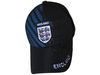 ENGLAND BLACK WITH BLUE STRIPES  FLEXFIT HAT CAP .. FIFA SOCCER WORLD CUP .. NEW