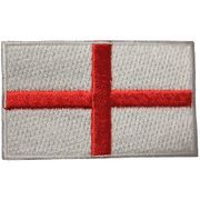 ENGLAND COUNTRY FLAG SMALL IRON-ON BADGE PATCH CREST .. NEW