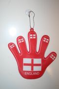 ENGLAND COUNTRY FLAG WINDOW DISPLAY HAND WITH SUCTION CUP . .NEW