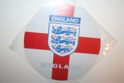 ENGLAND FIFA WORLD CUP SOCCER FOOTBALL ROUND CAR MAGNET .. NEW