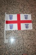 ENGLAND FIFA WORLD EURO CUP SOCCER FOOTBALL CAR AUTOMOBILE STICK FLAG .. NEW