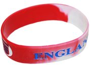 ENGLAND RED WHITE THICK BRACELET WRISTBAND .. NEW