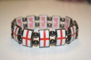 ENGLAND SOCCER FLAG FLEXIBLE METAL REVERSIBLE BRACELET ... FIFA WORLD CUP SOCCER FOOTBALL ... NEW