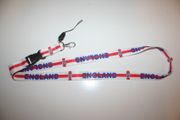 ENGLAND ST GEORGES CROSS FIFA WORLD CUP HIGH QUALITY LANYARD KEYCHAIN PASSHOLDER .. SOCCER FOOTBALL .. NEW