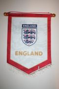 ENGLAND THE FA FIFA WORLD CUP SOCCER FOOTBALL LOGO HANGING BANNER .. MEDIUM SIZE .. NEW