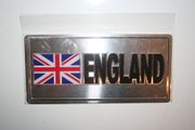 ENGLAND UK COUNTRY FLAG SMALL METAL  LICENSE PLATE 