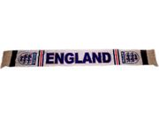 ENGLAND WHITE 3 LION LOGO SCARF .. NEW