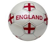 ENGLAND WHITE COUNTRY FLAG FIFA SOCCER WORLD CUP BALL SIZE 5 .. NEW