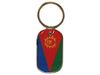 ERITHREA COUNTRY FLAG KEYCHAIN ..HIGH QUALITY .. NEW