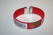 ERITREA RED SUPER THICK COUNTRY FLAG BRACELET WRISTBAND ... NEW