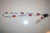 ...SOLD OUT...ERITREA WHITE COUNTRY FLAG LANYARD KEYCHAIN PASSHOLDER